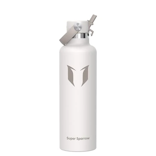 Offerta a tempo: Super Sparrow Borraccia Termica, Acciaio Inox Bottiglia Termica - 1L - Senza BPA Borracce, Borraccia Bambini per Scuola, Sport, Campeggio, Yoga, Palestra, Ciclismo - 0.00% da 18.59 € a 18.59 €
