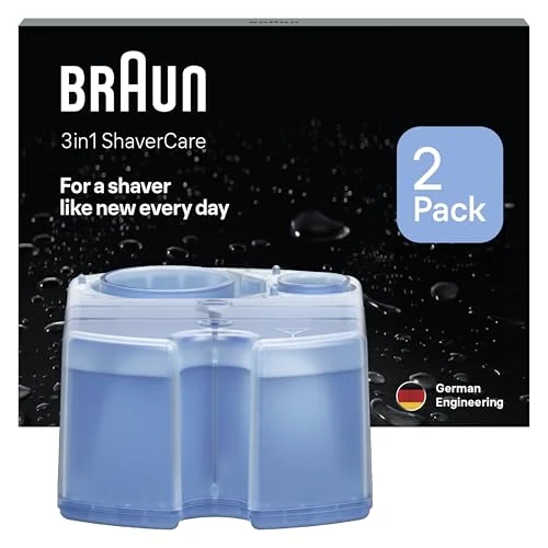 Offerta a tempo: Braun ShaverCare 3In1 Cartucce Di Ricarica ORIGINALI Per Stazione SmartCare — 31% da 17,99 € a 12,49 €