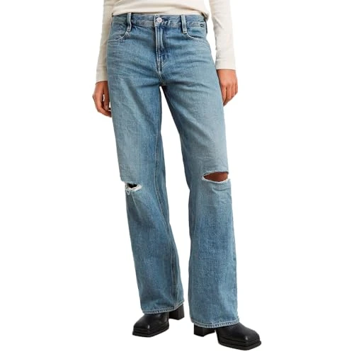 G-STAR Femme Jean Judee Loose, Bleu (Antique Faded Ripped Fjord D22889-D776-G920), 31W / 34L