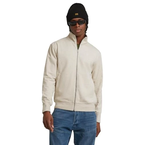 Offerta a tempo: G-STAR Nifous Zip Thru Sweater, Maglione Uomo, Multicolore (Whitebait Htr D25122-d566-6030), S - 53% da 99.95 € a 47.47 €