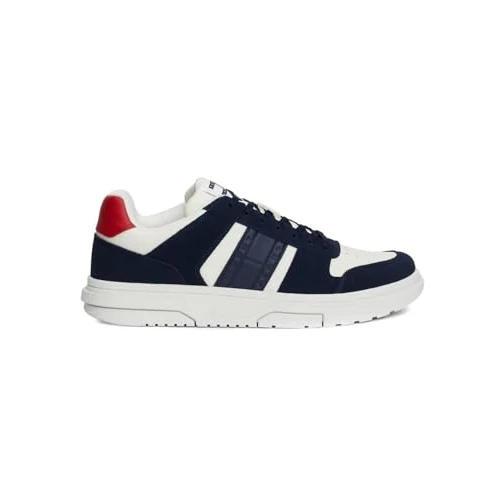 Offerta a tempo: Tommy Jeans Uomo Sneakers Brooklyn in Pelle Scamosciata, Blu (Dark Night Navy) — 11% da 99,90 € a 88,54 €