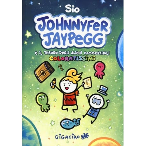 Offre limitée : Johnnyfer Jaypegg e il tesoro degli alieni commestibili coloratissimi de 18.00 € à 18.00 € (0.00% de remise)