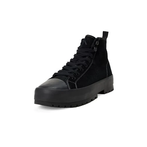 Offerta a tempo: Calvin Klein Jeans Scarpe da Ginnastica da Uomo con Lacci ibridi High Laceup AUTH YM0YM01092, Nere (Triple Black), 42, Nero Triplo Nero, 43 1/3 EU - 0.00% da 129.95 € a 129.95 €