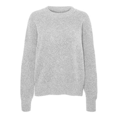 Limited-time offer: VMBOOM LS O-Neck Pullover GA NOOS, Light Grey Mix, M from 32.20 GBP to 32.20 GBP (save 0%)