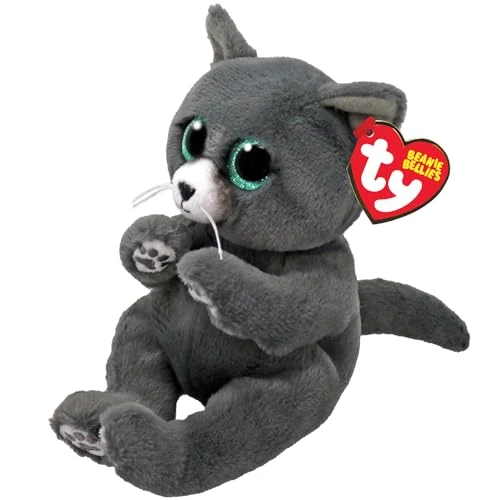Ty Binx Russian Blue Cat Beanie Bellies Regular - Squishy Beanie Baby Miękkie pluszowe zabawki - kolekcjonerski pluszaki pluszaki