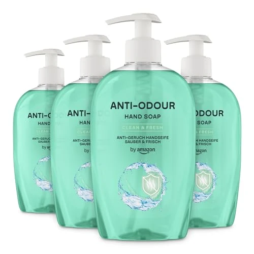Oferta limitada: by Amazon Jabón de manos antiolores, 4 x 500 ml de 7.90 € a 7.90 € (ahorro 0.00%)