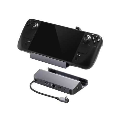 Tijdelijke aanbieding: Anker Docking Station für Steam Deck/ROG Ally, 6-in-1 Steam Deck Dock, USB-C-Hub mit HDMI 4K@60Hz, 1 Gbit/s Ethernet, 2 USB-A & 1 USB-C-Anschlüsse, 100W Schnellladung für Steam Deck, ROG Ally, & mehr van 39.99 € naar 33.99 € (15% ko