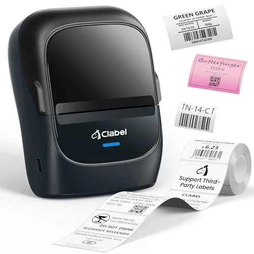 Offerta a tempo: CLABEL 221B Etichettatrice Etichette Adesive Termica Bluetooth Portatile - 36% da 40.99 € a 26.06 €