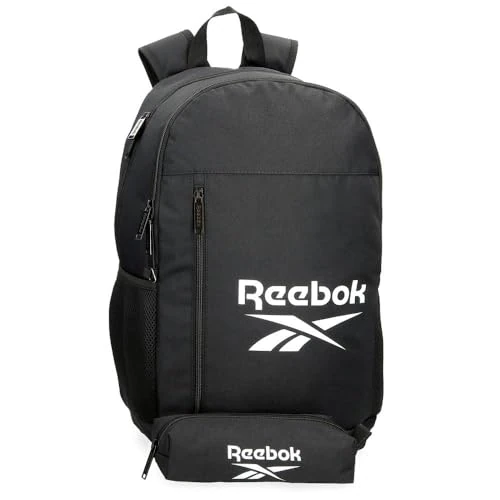 Limited-time offer: Reebok Ashland Dual Compartment Backpack and School Pencil Case, Black, 30 x 48 x 15 cm, 21.6 L, Polyester by Joumma Bags from 32.99 GBP to 32.99 GBP (save 0%)