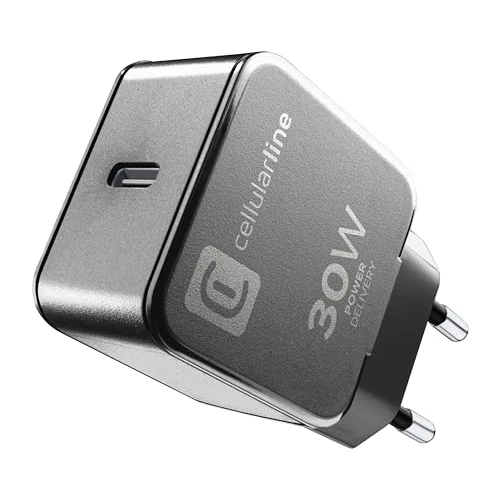 Tijdelijke aanbieding: Cellularline - USB-C 30W Fast Charge netwerklader - Motorola, Google en andere merken - Laadt op volle snelheid met 30W Power Delivery - Zwart van 25.41 € naar 25.41 € (0.00% korting)
