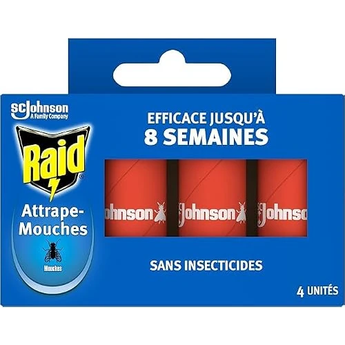 Oferta limitada: Raid Anti-Moscas, Cintas Atrapasuemoscas - hasta 8 semanas de eficiencia - Sin Insecticidas - 4 Cintas de 6.60 € a 5.89 € (ahorro 11%)