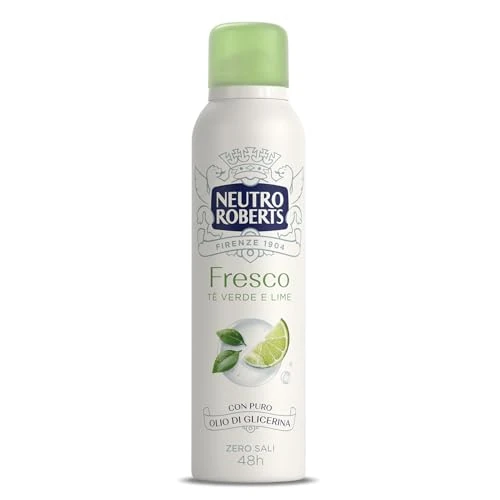 Zeitlich begrenztes Angebot: Neutro Roberts Lufterfrischer-Spray, grün, grüner Tee und Limette, 150 ml von 9.99 € auf 9.99 € (0.00% Rabatt)