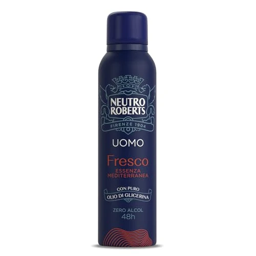 Neutro Roberts Deodorant Spray für Herren, mediterrane Essenz, 150 ml