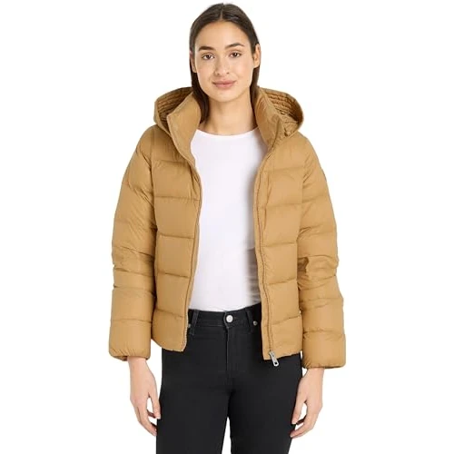 Tommy Hilfiger Cazadora Acolchada Mujer Down Casual Jacket con Capucha