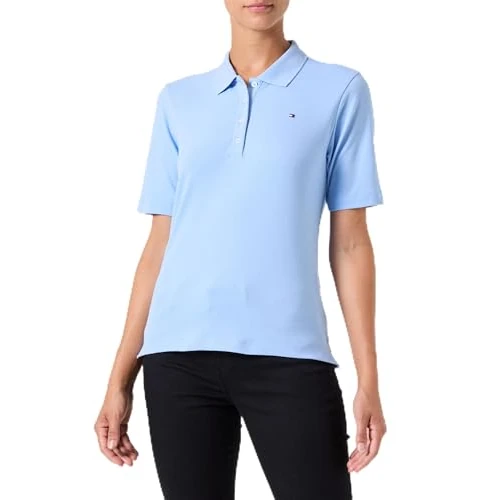 Limited offer: Tommy Hilfiger Women’s 1985 Short Sleeve Regular Fit Pique Polo Shirt from 36.96 EUR to 19.96 EUR (save 46%)