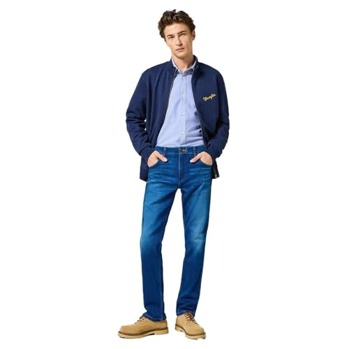 Limited-time offer: Wrangler Men's Greensboro Jeans, Blue Jam, 40/32 from 59.00 GBP to 59.00 GBP (save 0%)