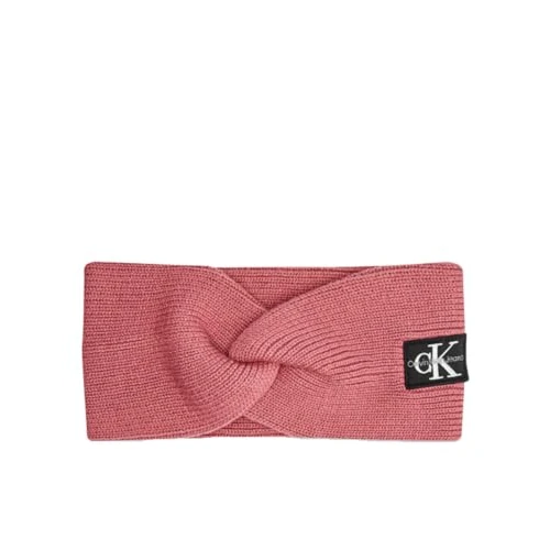 Calvin Klein Jeans Dames Mono Logo Patch Hoofdband K60K612660, Paars (Dusty Rose), ONE Size, Paars (Dusty Rose), one size