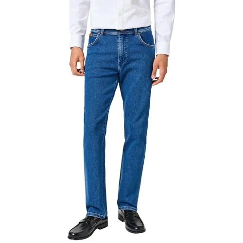 Wrangler Texas Pantalones para Hombre, Midnight Shadow, 36W / 32L