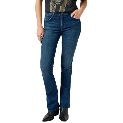 Offerta a tempo: Wrangler Bootcut, Jeans Donna, Slate Tint, 24W / 32L - 0.00% da 35.77 € a 35.77 €