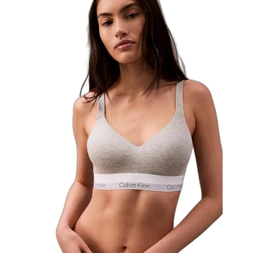 Zeitlich begrenztes Angebot: Calvin Klein Damen BH Bralette Lift Stretch, Grau (Grey Heather), XL von 44.90 € auf 24.59 € (45% Rabatt)