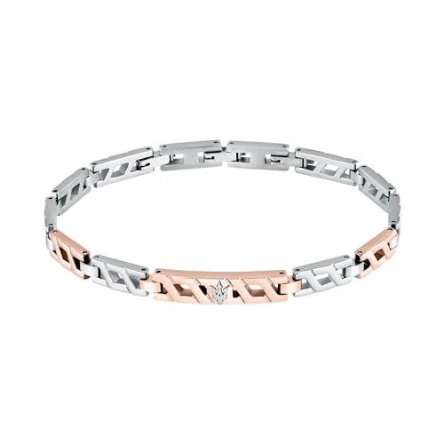 Offre limitee: Maserati Bracelet en Acier, Or Rose Pvd, Collection Iconic - JM124AVD37 de 89.00 EUR a 44.50 EUR (economie 50%)