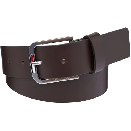 Offre limitée : Tommy Jeans Ceinture Homme Austin 3.5 Cuir, Marron (Dark Brown), 85 cm de 28.65 € à 28.65 € (0.00% de remise)