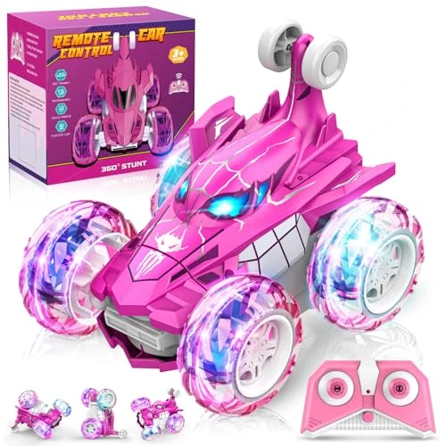 Zeitlich begrenztes Angebot: Dreamlandia Ferngesteuertes Auto ab 3-9 Jahre, Geschenk Mädchen 3 4 5 6 7 8 9 10 Jahre Spielzeug ab 3-10 Jahre Mädchen Rc Auto Monstertruck Spiele ab 3 4 5 6 Jahren Ostergeschenke Kinder von 19.99 € auf 15.29 € (24% Rabatt)