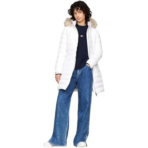 Offre limitée : Tommy Jeans Doudoune Femme Essential Hooded Down Coat avec Fausse Fourrure de 279.90 EUR à 279.90 EUR (remise 0%)