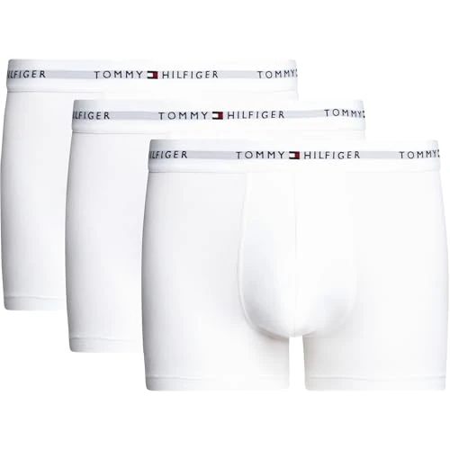 Tijdelijke aanbieding: Tommy Hilfiger Set van 3 boxershorts voor heren, elastisch katoen, wit (wit/wit), XL van 39.90 EUR naar 39.90 EUR (korting 0%)