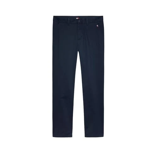 Offerta a tempo: Tommy Jeans Uomo Pantaloni Chino Austin Elasticizzati, Blu (Dark Night Navy) — 28% da 99,90 € a 71,79 €