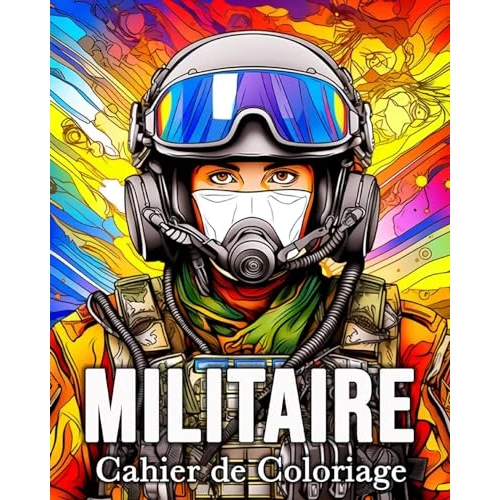 Offerta a tempo: Cahier de Coloriage Militaire: 50 Images Étonnantes pour Lutter Contre le Stress et se Détendre - 84% da 34.70 € a 5.45 €