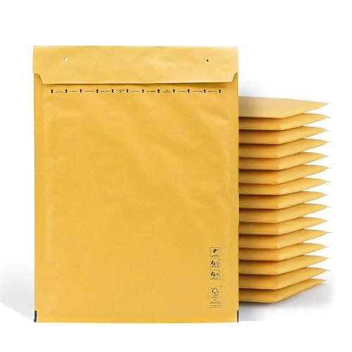 Oferta limitada: Sobres Acolchados, Sobre Acolchado para Envios, Sobres Burbujas color Kraft, Bolsas para Envíos de Paquetes en Varios Tamaños, Sobres de Envio Pástico Burbujas · m-office (220x340mm, 100uds) de 78.00 € a 78.00 € (ahorro 0.00%)