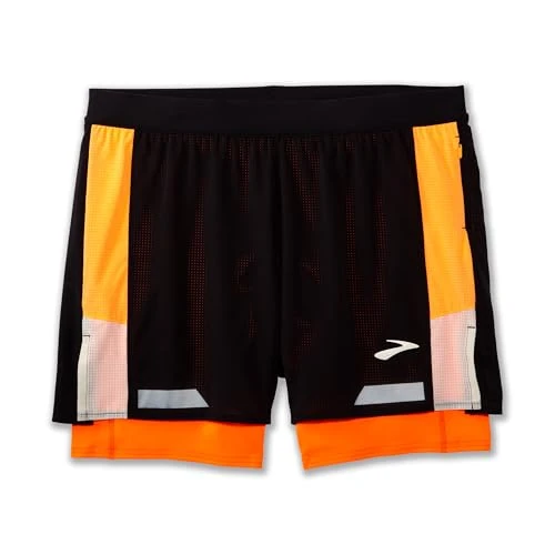 Limited offer: Brooks Men's Run Visible 5" 2in1 Short 2.0 Shorts from 54.55 EUR to 54.55 EUR (save 0%)