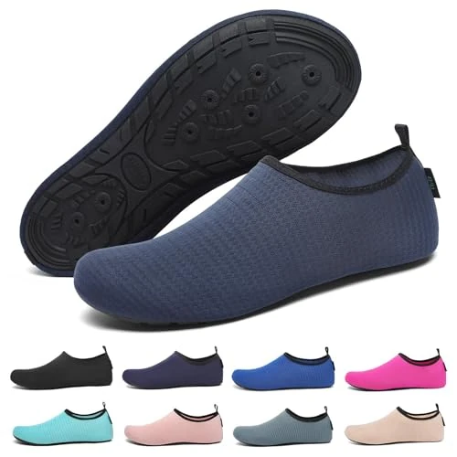 Offerta a tempo: SAGUARO Scarpe da Scoglio Donna Uomo Scarpette Scoglio Scarpette Mare Scogli Antiscivolo Scarpe Mare Scoglio per Spiaggia Acqua Immersione Rombi Blu Notte Gr.38/39 - 15.01% da 18.99 € a 16.14 €