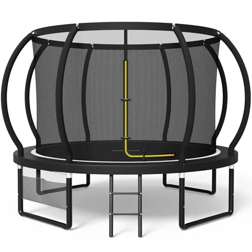 Oferta limitowana: Devoko Trampolina ZewnęTrzna ø 228/305/366/427 Cm, Certyfikat Gs, Trampolina Ogrodowa Dla Dzieci Z Siatką ZabezpieczająCą, Drabinką I RęKawiczkami, WzóR Dyni, Do 150 Kg z 988.99 zł na 988.99 zł (oszczędź 0.00%)