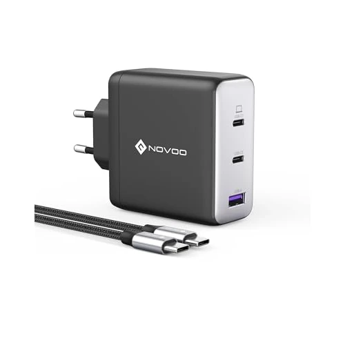 Offre limitée : NOVOO Chargeur 120W GaN Chargeur USB C Rapide avec 1 Câble 100W de 39.99 € à 32.53 € (19% de remise)