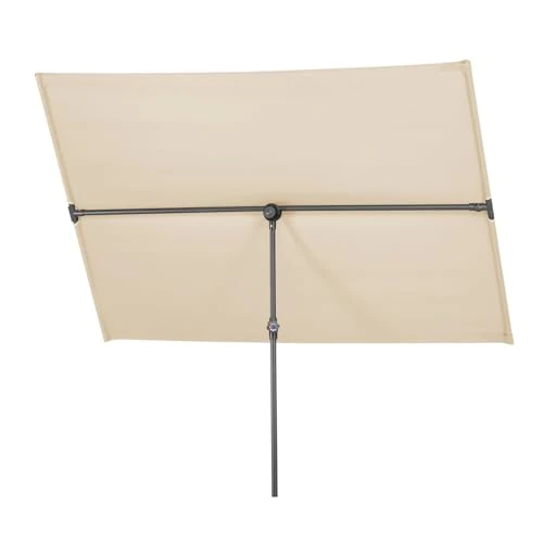 Offerta a tempo: Schneider Ombrelli Avellino, 180 x 130 cm, rettangolare, struttura in acciaio, 100% poliestere, 2,60 kg, naturale, Grande, Moderno - 0.00% da 64.10 € a 64.10 €