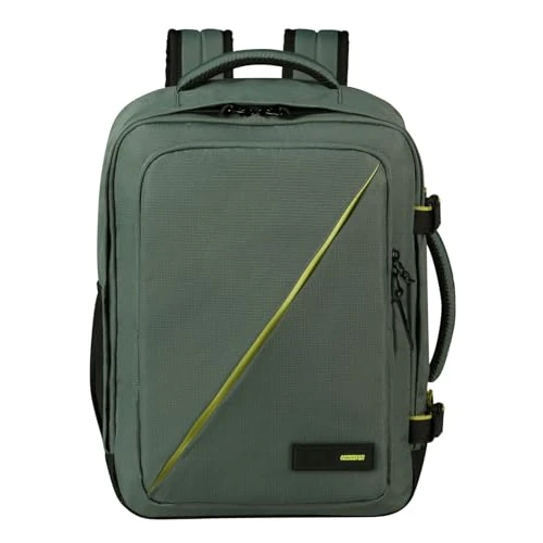 Offerta a tempo: American Tourister Take2Cabin - Borsa da cabina Wizz Air/Vueling 30 x 20 x 40 cm, 26,5 L, 0,60 kg, Bagaglio a mano, Zaino aereo S/M Underseat, Verde (Dark Forest) - 34% da 54.90 € a 36.39 €