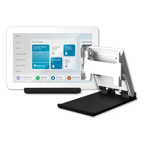 Offerta a tempo: Amazon Echo Hub + Supporto regolabile Made For Amazon - 49% da 234.98 € a 120.99 €