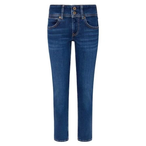 Pepe Jeans Slim Jeans LW Pl204729, Bleu (Denim-DP6), 25 W/34 L Femme