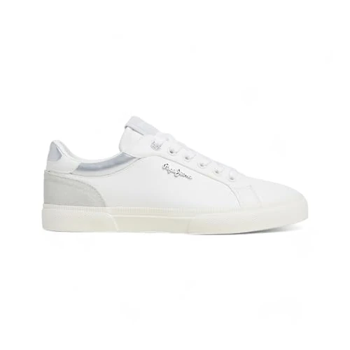 Offerta a tempo: Pepe Jeans Scarpe da Ginnastica Bianche on Court - 38% da 64.90 € a 40.49 €