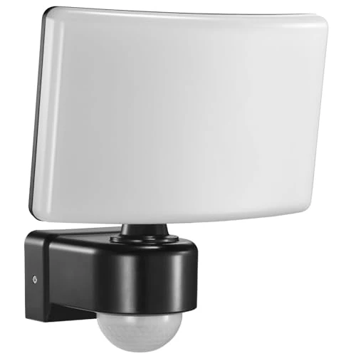 Offerta a tempo: ‎Faretto da esterno LED “EL HOME” ML-40B7 con sensore di movimento 10 m / 240° PIR, 30W, 2200lm, sensore crepuscolare, IP65, AC 230V - per uso esterno, applique, lampada da giardino, faretto - nero - 0.00% da 57.97 € a 57.97 €