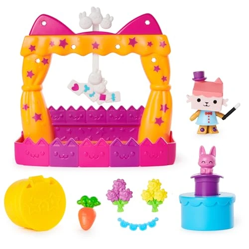 Offerta a tempo: Gabby's Dollhouse, Set di Gioco Balcone per il Talent Show di Baby Box, 8 Pezzi con Personaggi e Accessori per Casa delle Bambole, Gioco Sensoriale per Bambine e Bambini dai 3 Anni in Su - 9% da 28.83 € a 26.31 €