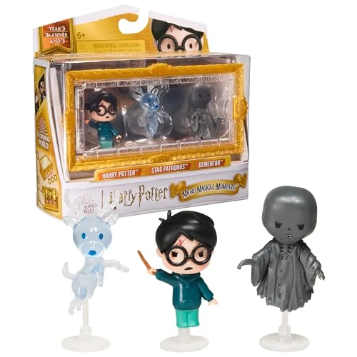 Limited offer: Wizarding World Harry Potter, Micro Magical Moments Year 3 Figure Set with Harry, Stag Patronus, Dementor & Display Case, Kids Toys for Ages 6 and up from 5.61 EUR to 5.61 EUR (save 0%)