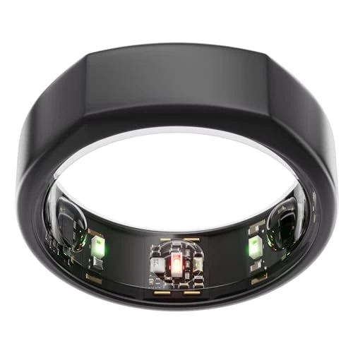 Offerta a tempo: Oura Ring Gen3 Heritage - Misura 6, Stealth | Monitora sonno, frequenza cardiaca e fitness - Batteria fino a 7 giorni - Compatibile con iOS/Android - Provalo con il kit di misurazione Oura - 0% da 244.70 € a 244.70 €