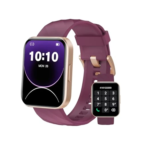 Dakofied Smart Watch for Men Women Answer/Make Calls,Touch Screen Smart Watches with Step Counter,Heart Rate Sleep Monitor,110+ Sport Modes Fitness Watch,IP68 Waterproof Smartwatch for Android iOS