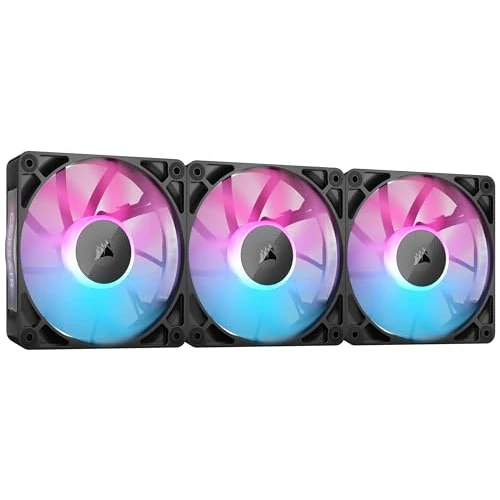 Oferta limitada: Corsair iCUE Link RX120 Ventiladores PWM RGB de 120 mm con iCUE Link System Hub - Rodamiento de Cúpula Magnética - Paquete Triple - Negro de 134.90 EUR a 74.90 EUR (ahorro 44%)