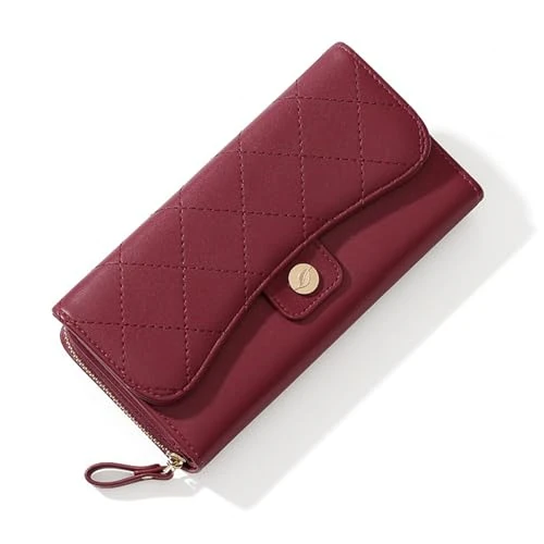 Limited-time offer: ZAYOKO Wallet for Women Large Capacity, Purses for Women with RFID Blocking, Ladies Purse with Multiple Card Slots and Roomy Compartment from 9.99 GBP to 9.99 GBP (save 0%)