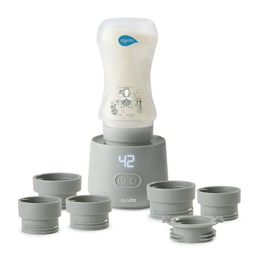 Offerta a tempo: Nuvita Scaldabiberon Portatile Universale Nuvita 1162 Warm’n’Go con USB - Riscaldamento Rapido, 4 Impostazioni di Temperatura, Facile da trasportare con Chiusura Ermetica, Scalda fino a 8 Biberon - 23% da 79.99 € a 61.80 €