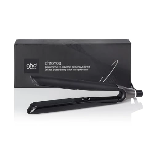 Offre limitee: ghd - Lisseur cheveux ghd chronos - Fer à lisser professionnel (Noir) - Coiffage 3x plus rapide, plus brillant, 2x moins de frisottis, sans chaleur extrême - Lisseur boucleur idéal tous types cheveux de 369.00 EUR a 258.00 EUR (economie 30%)